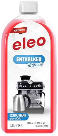 1 Liter eleo® Universal Entkalker Konzentrat – Effiziente Kalklösekraft | umweltfreundlich & geruchsneutral | für Kaffeevollautomaten, Wasserkocher uvm.