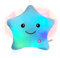 Shengou Weihnachten Kissen Stern Led,Kinderkissen Stern,Leuchtkissen Kinder,Led Stern Kissen,Leuchtender Stern Kissen,Leuchtendes Kissen Stern,Leuchtkissen Stern,Sternenkissen Kinder(Blau)