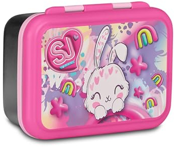 SJ GANG STYLE JAM GANG Portamerenda Scuola, Fucsia, 0,85 litri, Asilo e Scuola Elementare, Bambina