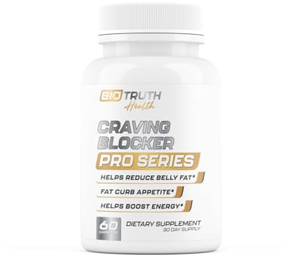 Craving Blocker PRO Series - Supports GLP-1 Pathway Function - Weight Loss Pills for Women & Men - Fat Burner to Boost Metabolism, Appetite Suppressant | 3rd Party Tested Supplement - 60 Capsules