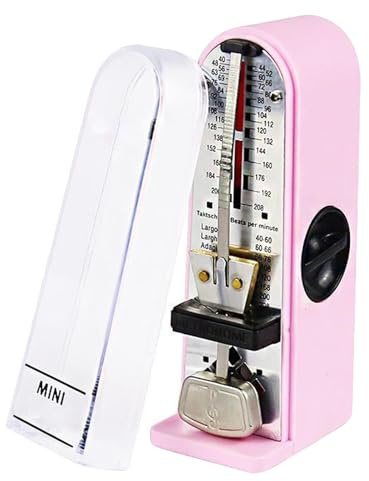 Professional Metronome, Musical Strumento Accessories, Practice and Timing for Pianoforte Players, Music Enthusiasts, Youth, Girls, Boys, Familie, 2.05x1.38x4.33 Inches