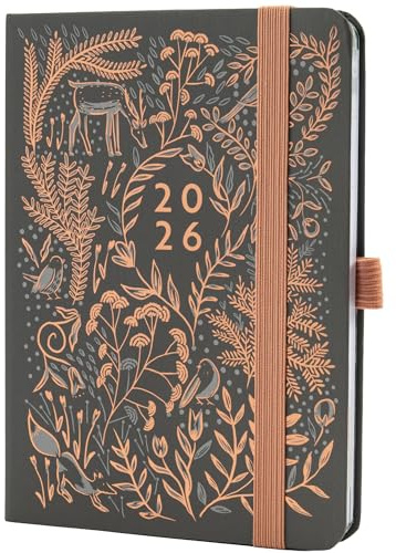 Boxclever Press Everyday 2026 Diary A5 Week to View runs Jan - Dec'26. Luxury Diary 2026 & Notebook In One! Stunning A5 2026 week to view