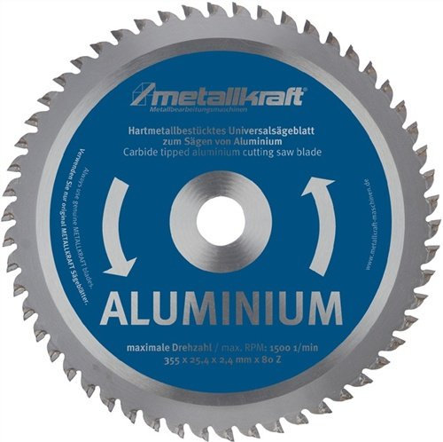 HM-Sägeblatt Aluminium 355x2,4x25,4mm Z80