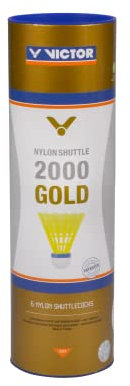 BONMAC Victor Nylon Shuttle 2000 Gold-Gelb-Blau