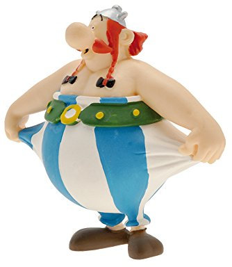Plastoy SAS 60559 - Obelix leere Taschen, 8, Blau, Hellbraun