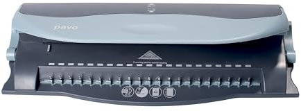 Pavo Shohmaster Bindemaschine, Perforieren und Binden, Grau