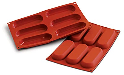 Silikomart - SF103 - Gjutform NR.6 SAVOIARDI MM 127,5X47 H 17 MM I POLYBAG
