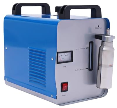 Acrylic Polishing Machine Oxygen Hydrogen Flame Generator H160 75L/16.5gal/H Water Welder Flame Polisher with Current Meter, Pressure Meter, and Water Volume Meter for Polishing of Crystal Letters