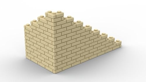 Steinchenshop City Lot de 215 briques de construction, briques, briques de maçonnerie, beige