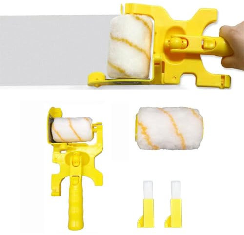 Ailao Kantenroller-Pinsel, Farbroller Paint Roller Kit Multifunktionaler Farbkantenroller-Pinsel Farbroller-Pinsel Heimmalwerkzeuge Wandmalerei Roller Pinsel Set