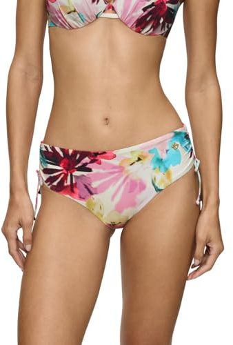 Triumph Summer Fleur Midi X, Bikini Bottom Damen, Mehrfarbig (Pink - Dark Combination), 42