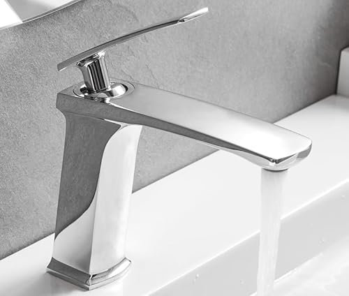 Hot and Cold Grey faucets for washbasins, bathrooms, undercounters, basins, faucets, Black, Chrome, Low