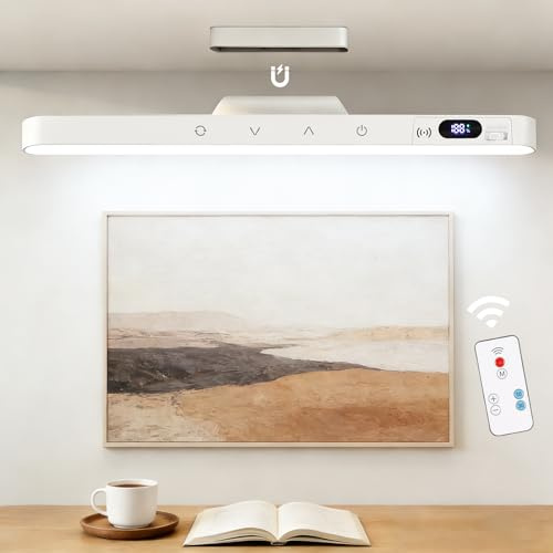 Lampada LED Ricaricabile 1200mAh 33cm con Telecomando e Sensore di Memoria | 5 Temperature Colore e Luminosità Dimmerabile | Luce Magnetica USB-C per Armadio, Cucina, Camera da Letto e Sottopensile