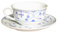 CUP+MUG Indisch Blau Dekor Porzellan Teetasse