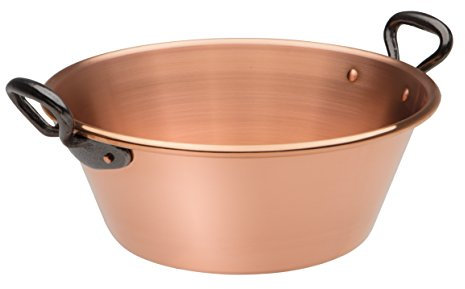 Baumalu Kupfer Marmeladentopf Ø 26,5 cm - 3 Liter - Glatte Kupfer Dickwandig