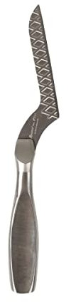 BOSKA Coltello da formaggio Soft Mini Monaco+ Nr.2, per formaggi molli, lama antiaderente, lavabile in lavastoviglie, argento, 17,3 cm