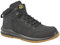 Grafters M513A-43 Safety Boots Dual Density Sole Steel Toe Cap (UK 9, Black)