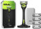 Gillette Labs Herrenrasierer mit integrierter Stange, Reisetasche, 5 Ersatzklingen