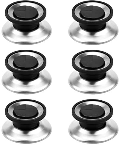 6 Stück Topfdeckelknopf Topfdeckel Griff Deckelgriff Topfdeckelgriff Universal Ersatzgriff für Topfdeckel Deckelknopf Küchengeschirrknöpfe Ersatzknöpfe für Deckel Wasserkocher Pfannen Küchenutensilien
