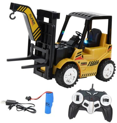 ERINGOGO Montacargas de Juguete para Niños Vehículo de Ingeniería Juguetes Educativos y Exterior Simulación 1 Juego