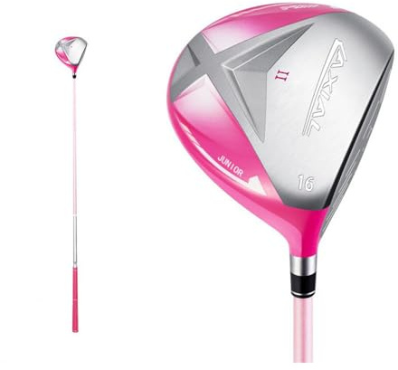 16/26 graders golfklubba trä med grafitskaft golfdriver högerhänt #1 W hybrider järn för barn pojkar flickor Fairway Woods