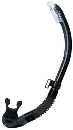 TUSA SP-170 Platina Hyperdry II Scuba Diving Snorkel, Black/Black