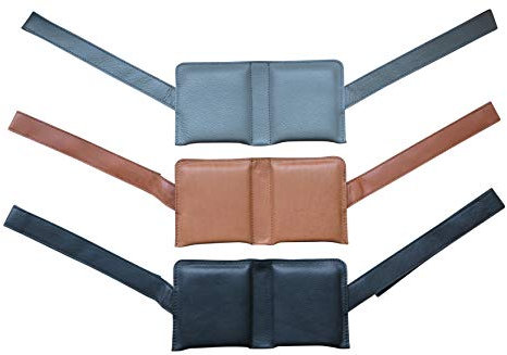 Leder-Türkissen-Tür-Kissen-Türstopper-Fensterstopper-Türpuffer-Kein lautes zuschlagen der Tür (8055 schwarz)