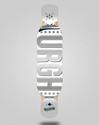 Urgh Skateboard Longboard Deck 46x10 OG White Grey