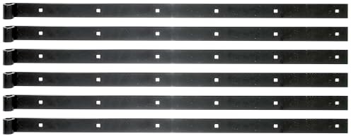 Alberts 862695 Cinta de persiana, en diferentes versiones, negra, rollo Ø14 mm, tamaño 800 x 35 mm, Juego de 6