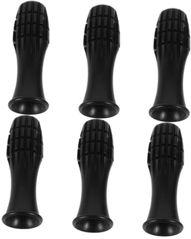 POPETPOP 3 Paare Griff Der Fußballmaschine Teil Zubehör Für Tischfußballgriffe Tischgriff Griffe Für Tischfußball Kickergriffe Kunststoffteile Für Tischkicker Black PVC