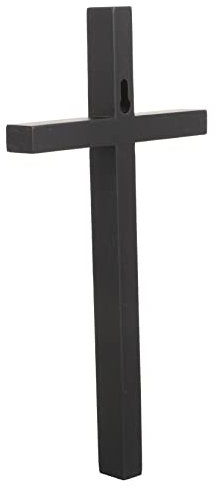 Vaguelly Wooden Wall Cross Decor Compact Religious Cross Ornament for Home Unique Catholic Wall Hanging for Festivals Birthdays and Holidays Artistic Gift Option