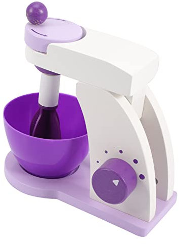 Toddmomy Juguete Mezclador de Madera para Simulación Juguete de Cocina para rol Cocina Infantil Completo de Electrodomésticos