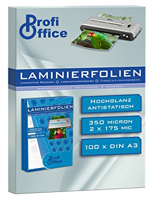 ProfiOffice Film de stratification, DIN A3, 2 x 175 microns, 100 psc (19019)
