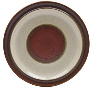 Denby Langley Potter's Wheel Rust Red Dinner Plate 10
