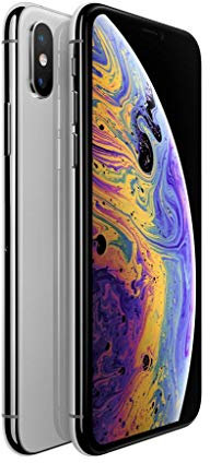 Apple iPhone XS, 64GB, Silver (Renewed)