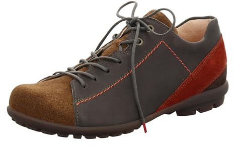 Think! Kong Plantilla Intercambiable sostenible sin Cromo, Zapatos Bajos con Cordones Hombre, 3000 Wood Kombi, 41 EU