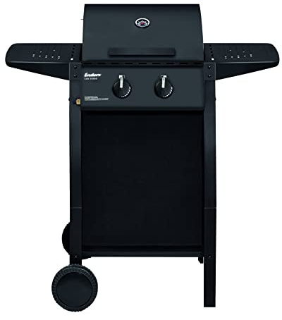 Enders San Diego 2 Barbacoa gas con termómetro y almacenaje - Barbacoa de gas con rejilla de acero Inoxidable - Parrilla barbacoa de gas con 2 quemadores para balcón y camping #8114633