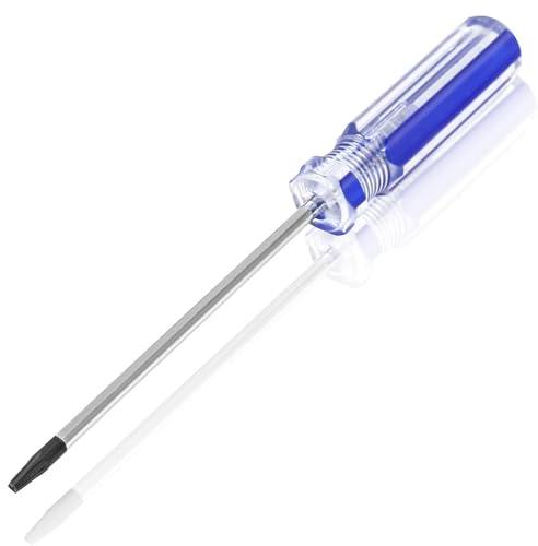 Bonsicoky T8 Torx-skruvmejsel med magnetisk spets plastgrepp, torx-skruvmejsel för datorreparation, hushållsapparater (blå, 130 mm/5,1 tum)