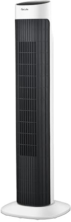 facula - Ventilador de Torre Digital Oscilante Rok 45w | 3 modos | 3 velocidades | Temporizador | Mando a distancia