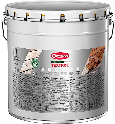 OWATROL® TEXTROL Holz Öl farblos [20L] - Holzöl für Außenbereich - Holzpflegemittel Möbel - Öl für Gartenmöbel - Holz Pflege Öl - Holzlasur Aussen - Pflegeöl für Holzmöbel