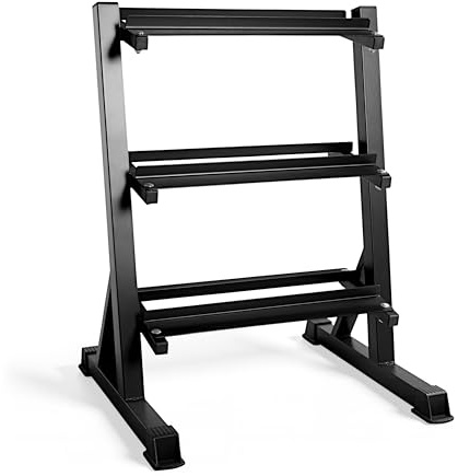CAP Barbell Heavy-Duty 3-Tier Dumbbell Rack for 5-35 Pound Dumbbell Pairs