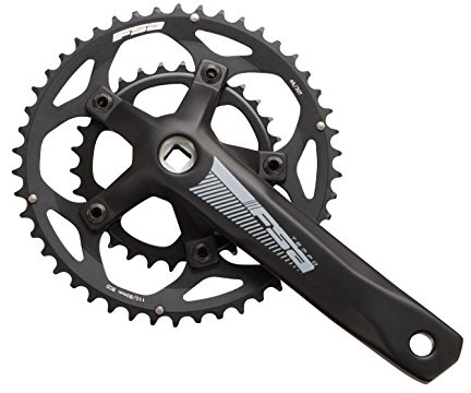 FSA Tempo Adventure JIS 2x10 Kurbelgarnitur 46/30t 165mm Schwarz 46/30T 165mm