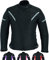 Damen motorradjacke mit protektoren für Sommer oder Winter - Textil wasserdicht motorroller motorrad bikerin mantel mit schutz rüstung (EN 1621-1) - Schwarz - S