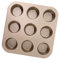 Large Muffin Tray 9 Cup Carbon Steel Muffin Pan, Non-Stick Muffin Cupcake Tin, Baking Mould Non-Stick Muffin Cupcake Tin for Muffins Or Cupcakes, Bakeware Yorkshire Puddings