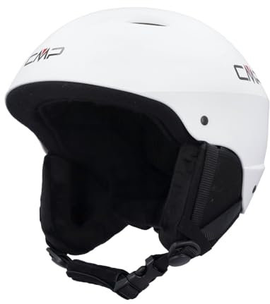 CMP Yj-2 Kids Ski Helmet - 3B17894, Unisex-Jugend Skihelm, Weiß, S -