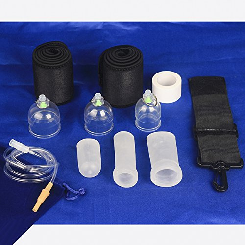 JSSMATE Penisförstoring Spänningsövningsanordning Fysisk penispump Förstorare Stretcher Enhance Extender (1 SET)