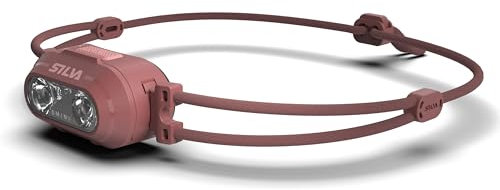 Silva LED Stirnlampe Wiederaufladbar USB C - Smini Fly - 38 Gramm - 250 Lumen Mit Rotlicht - 3 Helligkeitsstufen - Weiß & Rot LED - Batterieanzeige - Kopflampe Aufladbar