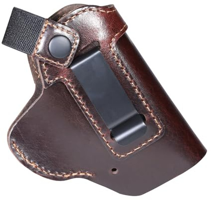 Funda de Cuero para Pistola, Bolsa Oculta para Pistola con cinturón, Funda táctica para cinturón, Funda para Arma para la mayoría de los tamaños de Pistolas