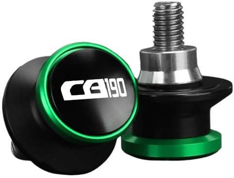 NIRTUIPLM Eje Basculante Moto Motocicletas Accesibles para H&ond&a CB190 CB190R CB190R 2015-2018 2017 2016 8MM Basculante Carretes Tornillos De Soporte Trasero Deslizadores(5)