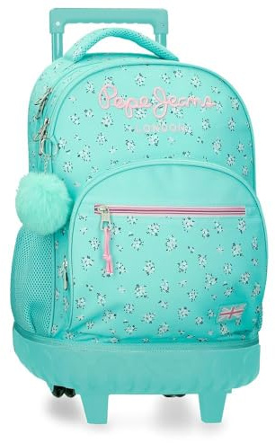 Pepe Jeans Nora Mochila Compact, Azul, 32x43x21 cms